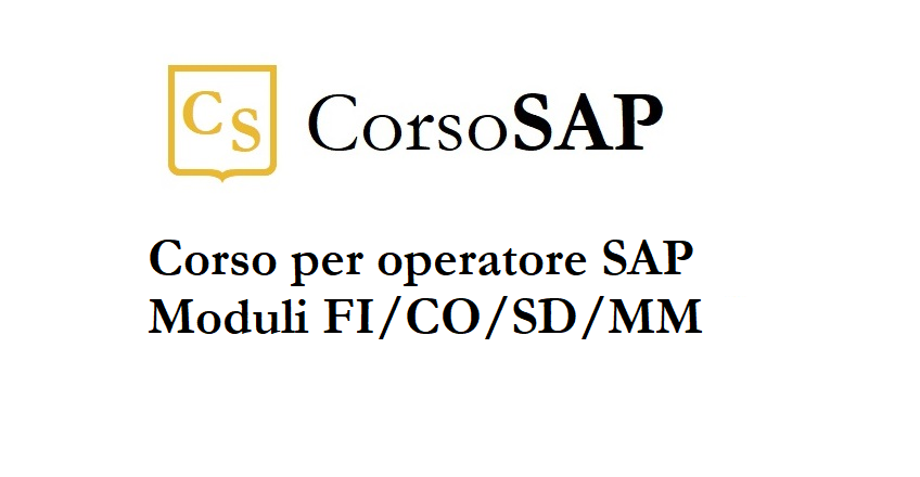 Corso online per operatore SAP Moduli FI CO SD MM