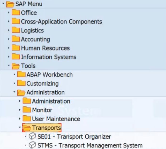 Le transazioni di trasporto in SAP: SE01 ed STMS