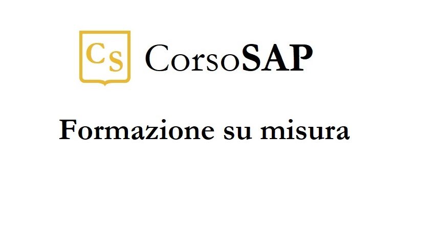 Pacchetto di CorsoSAP su misura