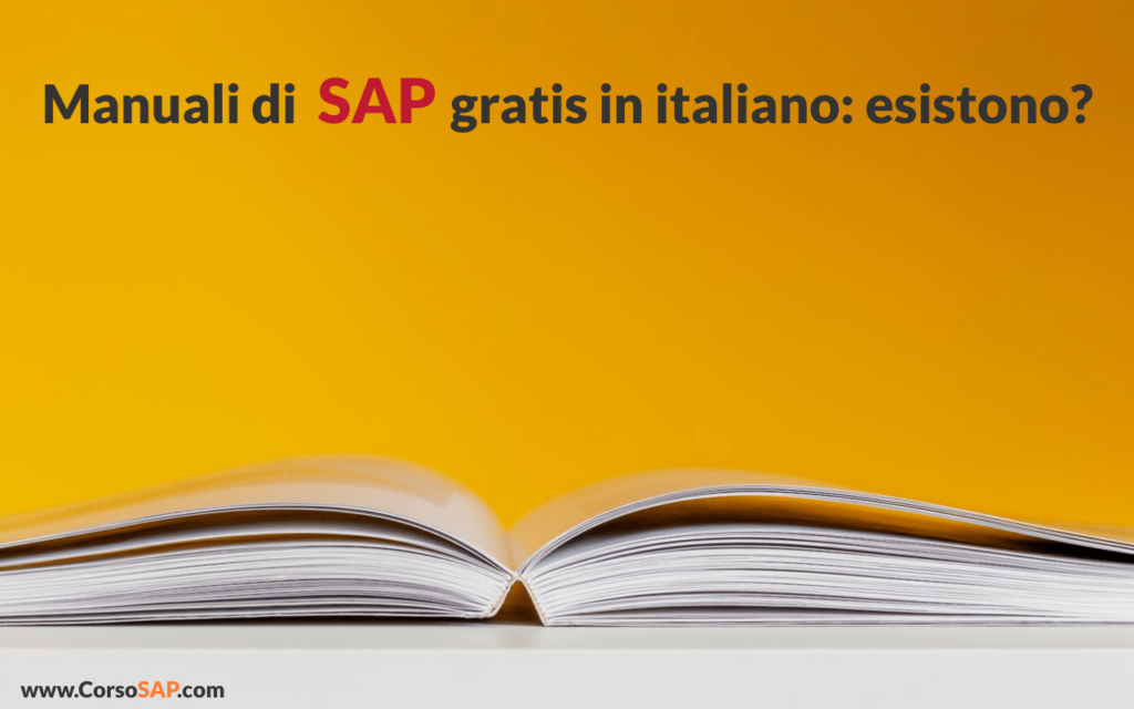 Manuali SAP in italiano gratis